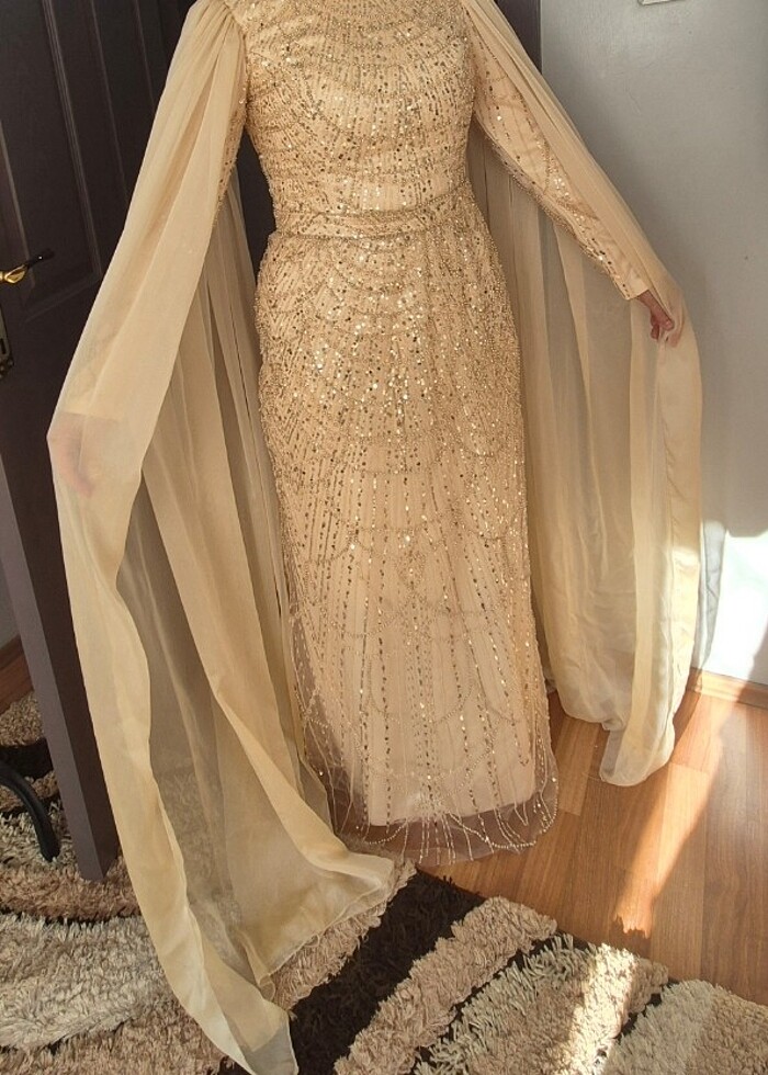 Pelerinli abiye  - Görsel 5