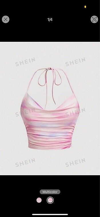 Shein pembe crop ust