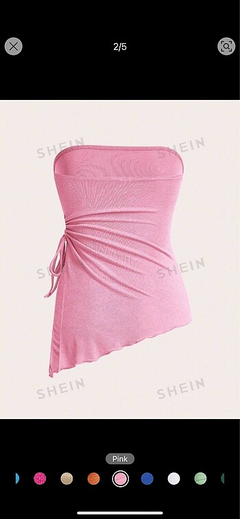 Sheinside Shein pembe ust