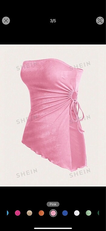 s Beden Shein pembe ust