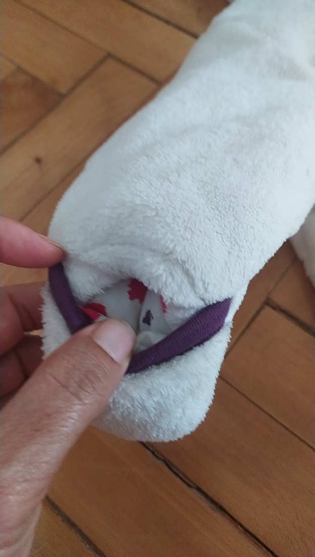 Kız Bebek Beyaz Kürklü Nakışlı Tulumu - Görsel 4