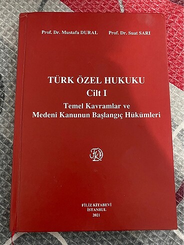 Türk özel hukuku cilt 1