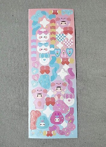 Hologramlı kore sticker 