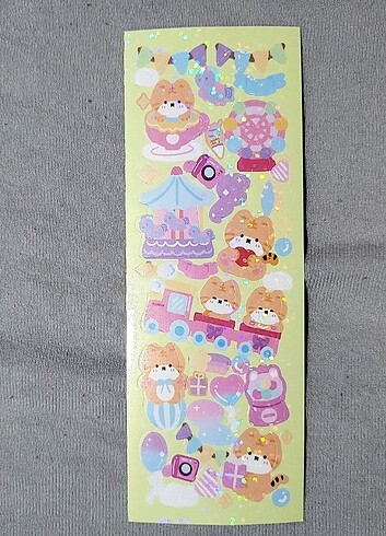 Hologramlı kore sticker 
