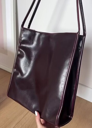 Shulebags Cherry renk omuz çantası 