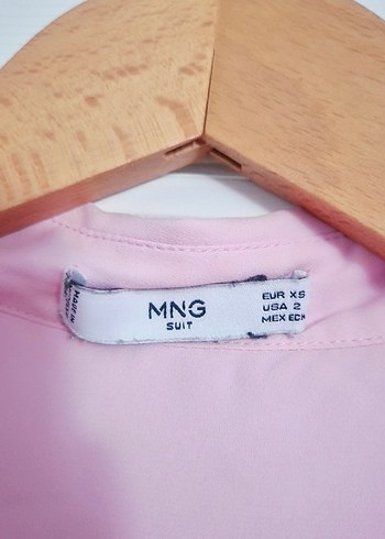 xs Beden pembe Renk Mango Suit Gömlek