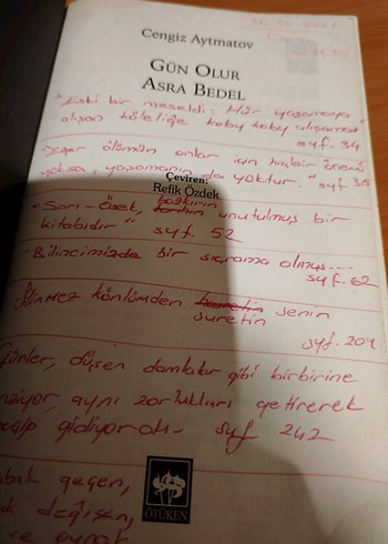Beden Asra Bedel - Cengiz Aytmatov Romanı