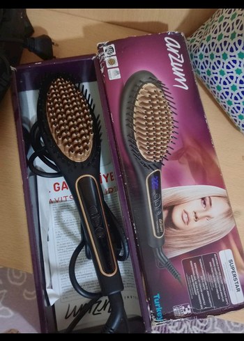 Arzum Arzum Avits Koyu Kahverengi Saç Düzleştirici Fırça