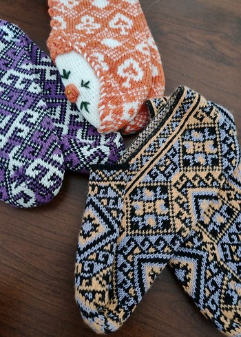 El Yapımı Örgü Çoraplar - Görsel 8