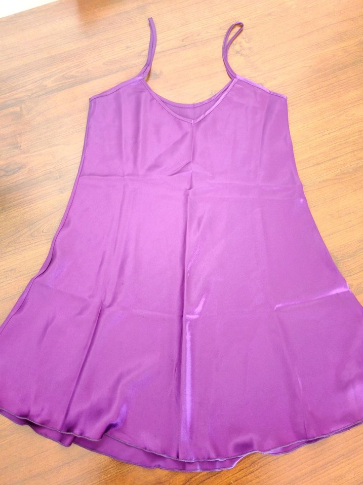 Mor Çiçekli Bohem Kadın gecelik ve sabahlık takımı. - Görsel 4