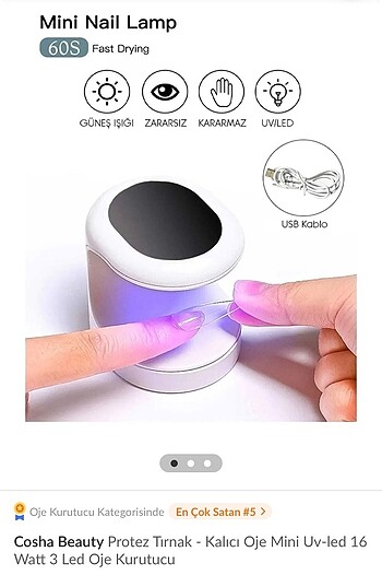 Beden takma tırnak seti: polygel, uv led, kalıp form, fırça, klips, ch
