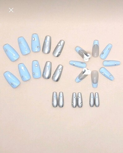 Killstar y2k nails takma tırnak coquette fairycore