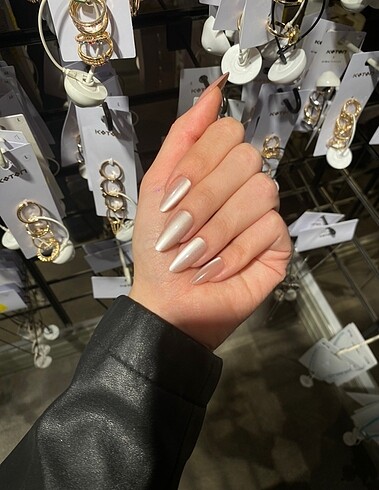 Beden y2k nails takma tırnak pink cat eye