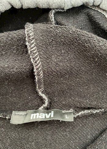 Gri Kapüşonlu Kadın Sweatshirt - Görsel 2