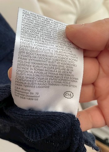 Lacivert Kadın pamuk Salaş Hırka - Görsel 3