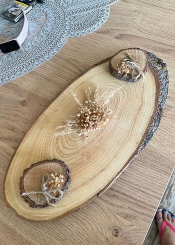 Bohem Tarzı Ahşap söz tepsisi - Görsel 2