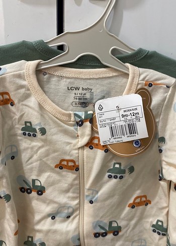 Uzun Kollu Bebek Tulum - Araba Desenli - Görsel 3