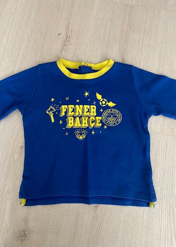 Erkek Çocuk Mavi Baskılı Sweatshirt - Görsel 2