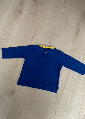 Erkek Çocuk Mavi Baskılı Sweatshirt - Görsel 5