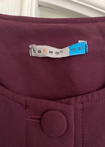 Kadın Uzun Ferace mürdüm renk - Görsel 4