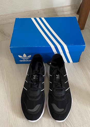 Adidas Siyah Platform Tabanlı Kadın Spor Ayakkabı - Görsel 7