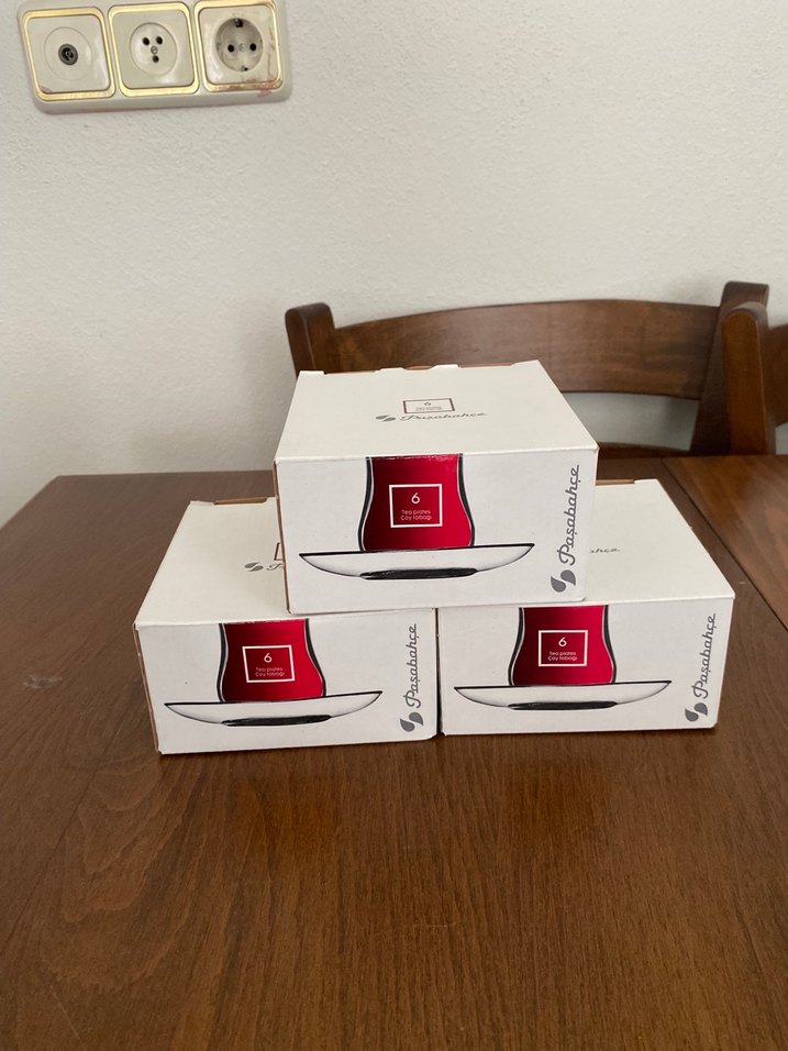 Pasabahce 18 Parça Çay tabağı Seti - Görsel 2