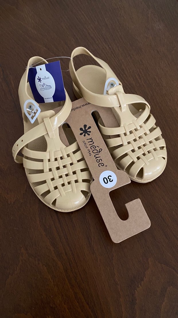 Bej Kız Çocuk sandalet - Görsel 2