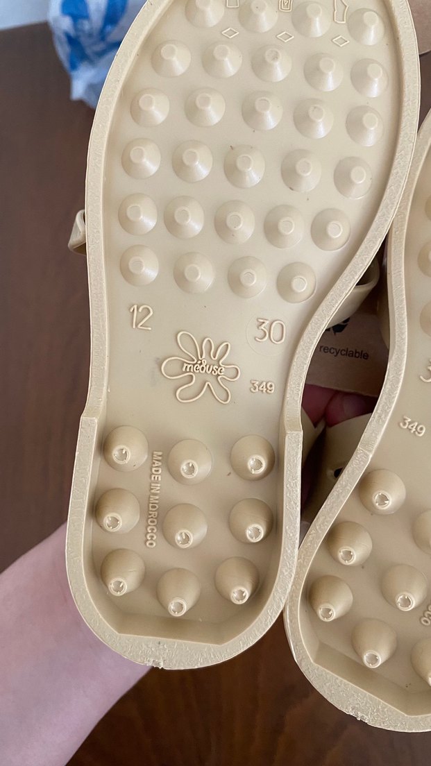 Bej Kız Çocuk sandalet - Görsel 5