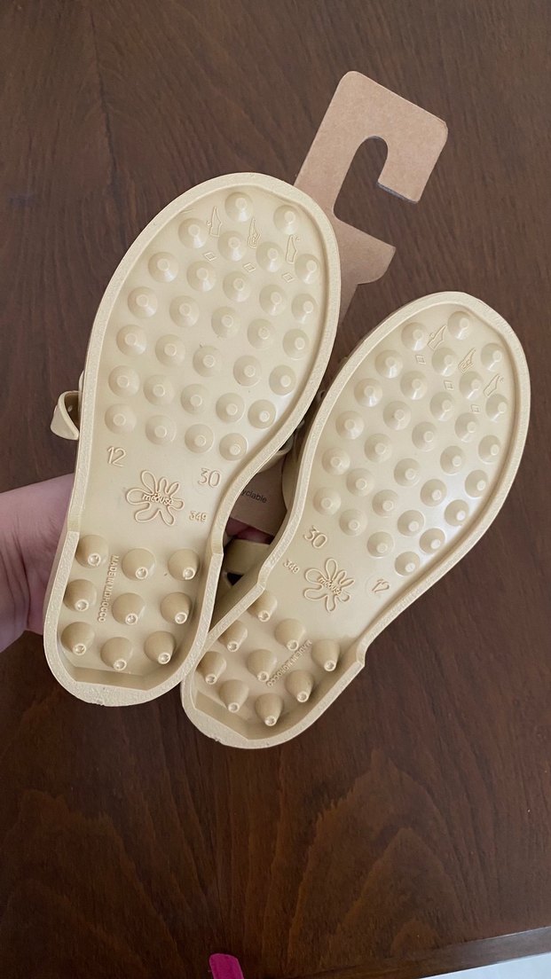 Bej Kız Çocuk sandalet - Görsel 3