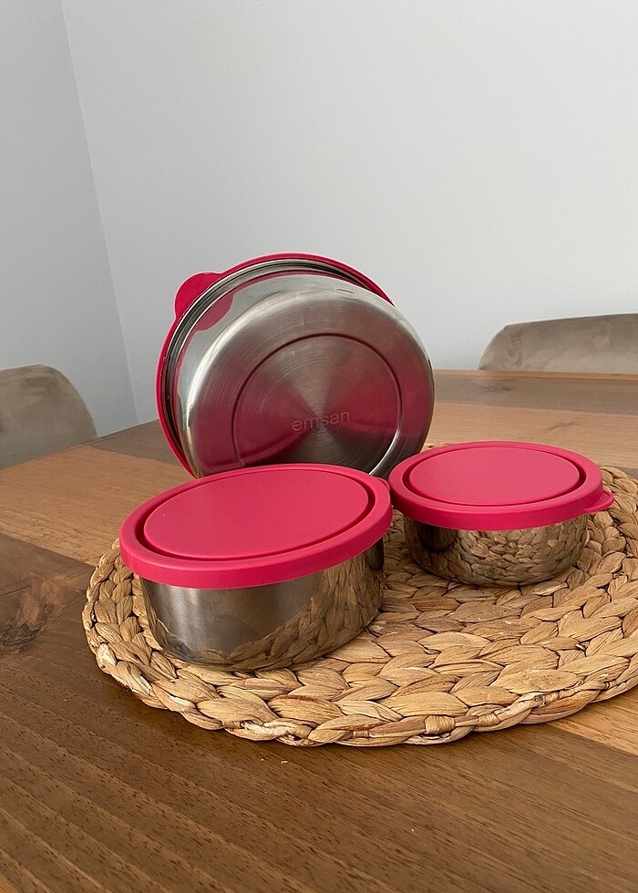 Emsan 3 lü saklama kabı - Görsel 3
