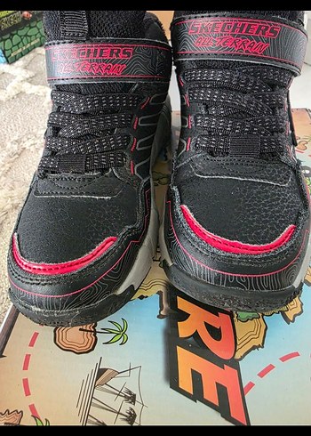 29 Beden siyah Renk Skechers Adventure Siyah Erkek Çocuk Spor Ayakkabı