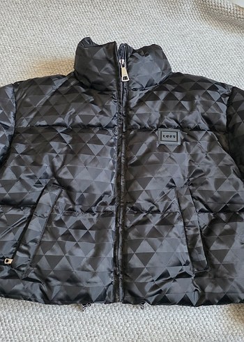 Kadın Gri Street Wear Midi Mont