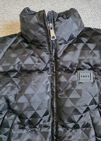s Beden Kadın Gri Street Wear Midi Mont