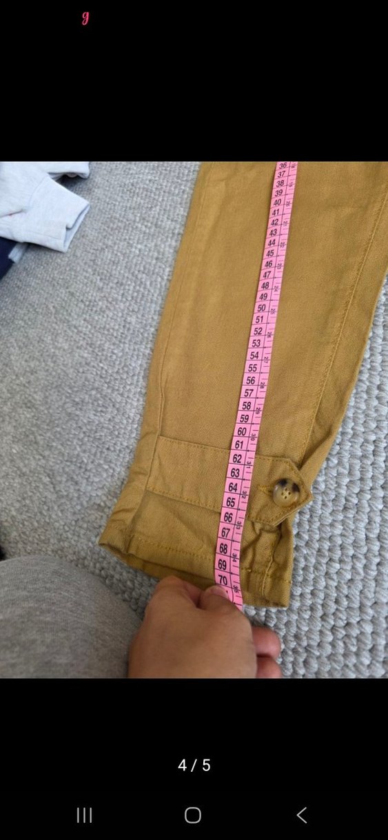 nebbati hardal pantolon - Görsel 4