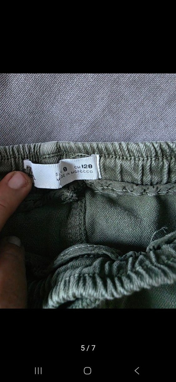 Zara soft haki çocuk pantolon - Görsel 5
