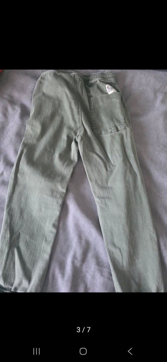 Zara soft haki çocuk pantolon - Görsel 3