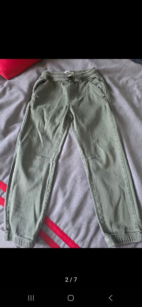 Zara soft haki çocuk pantolon - Görsel 2