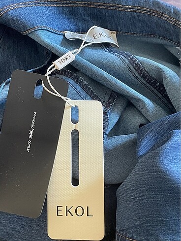 Kot (jean) ceket - Görsel 4