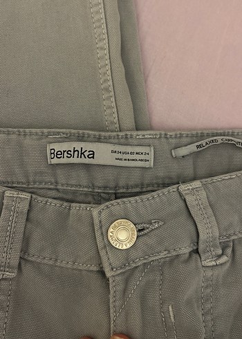 Bej Kadın Midi Boy Salaş Denim Pantolon - Görsel 2