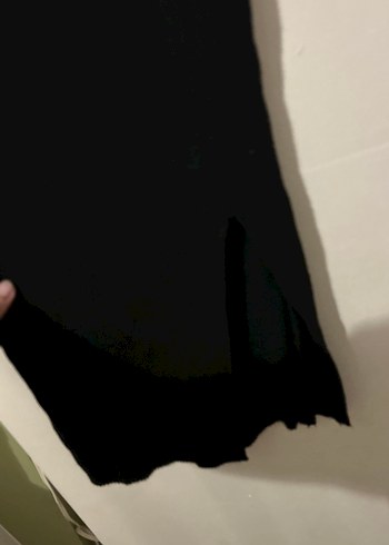 Siyah, Uzun Kollu, Vücuda Oturan Uzun Kadın Elbisesi - Görsel 2