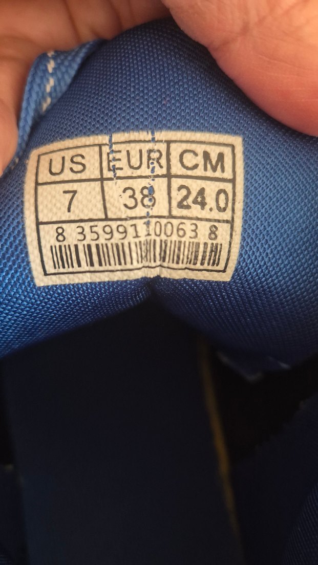 Sarı Mavi Basketbol Ayakkabısı Velcro Bağcıklı - Görsel 5