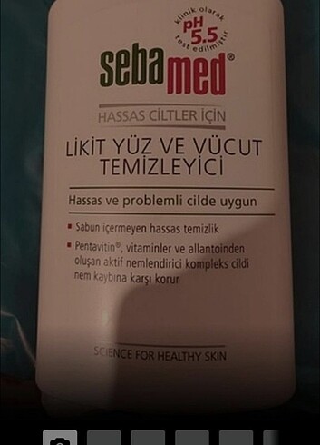 SEBAMED YÜZ VE VÜCUT TEMİZLEYİCİ LİKİT 1000 ML