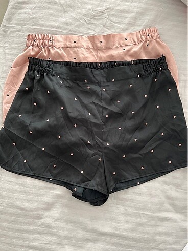 H&M 2li saten şort
