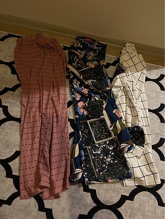 2 tunik bir pantolon