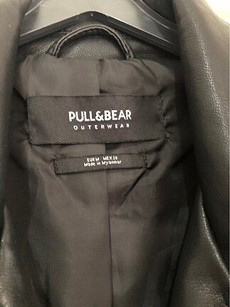 Pull and Bear PULL BEAR DERI CEKET