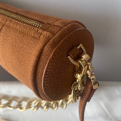 Beden kahverengi Renk manu atelier xx mini silindir çanta