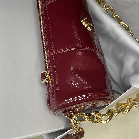 Beden bordo Renk manu atelier xx mini silindir çanta