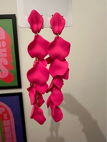Accessorize Salkım küpe / sallanan şık küpe modeli