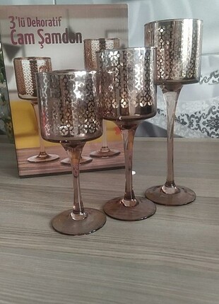 Glass in love şamdan