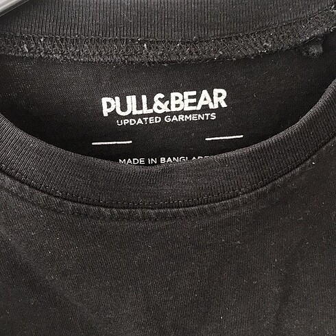 Pull and Bear Siyah tişört pull and bear